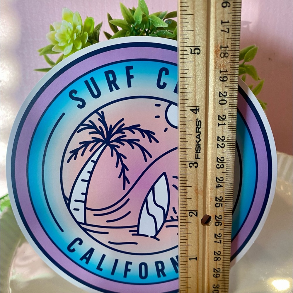 5/$10 Surf City California Sticker